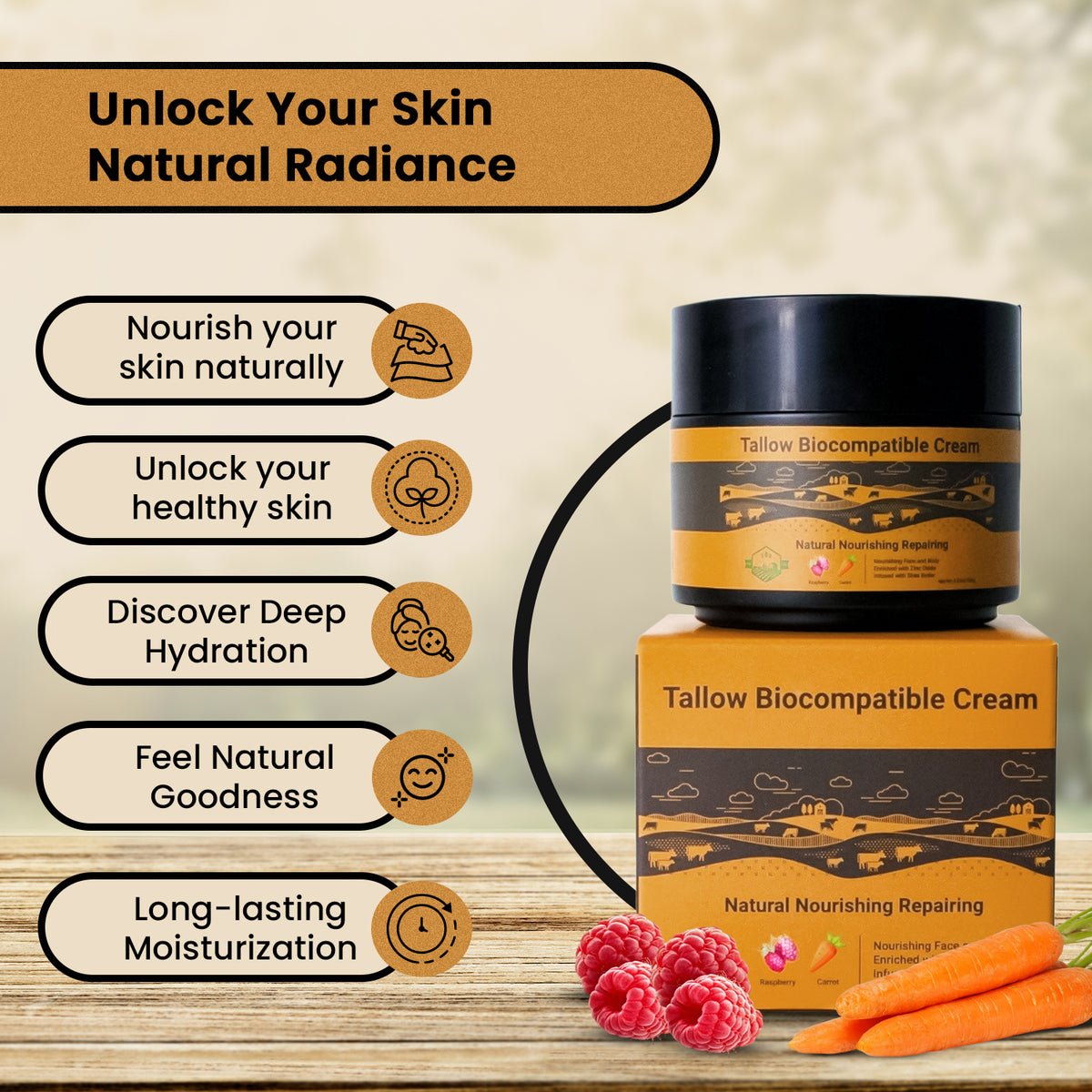 Wholly Kaw tallow cream benefits: natural nourishment, deep hydration, and long-lasting moisturization