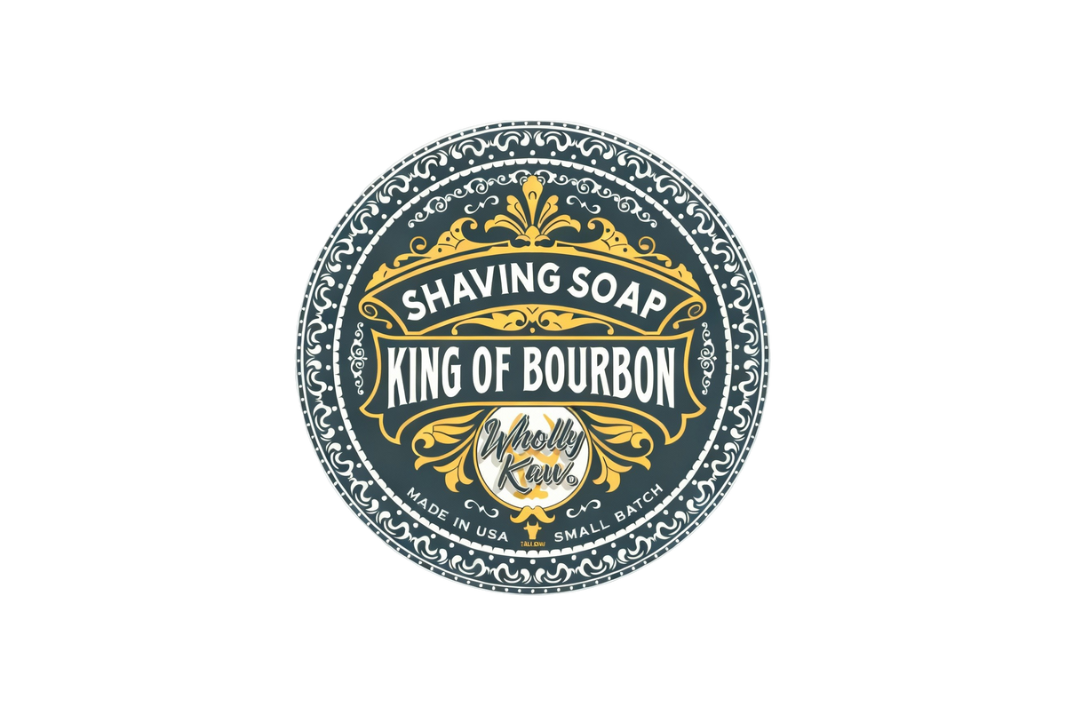 King of Bourbon Shaving Soap, Tallow + Vegan