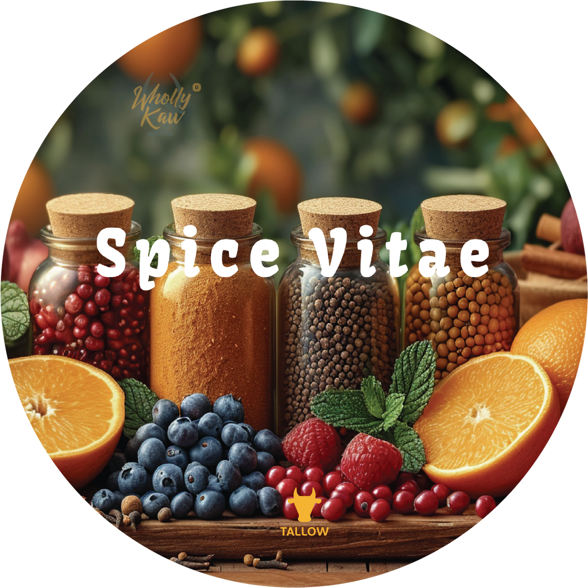 Spice Vitae Shaving Soap, Tallow + Vegan, Spiced