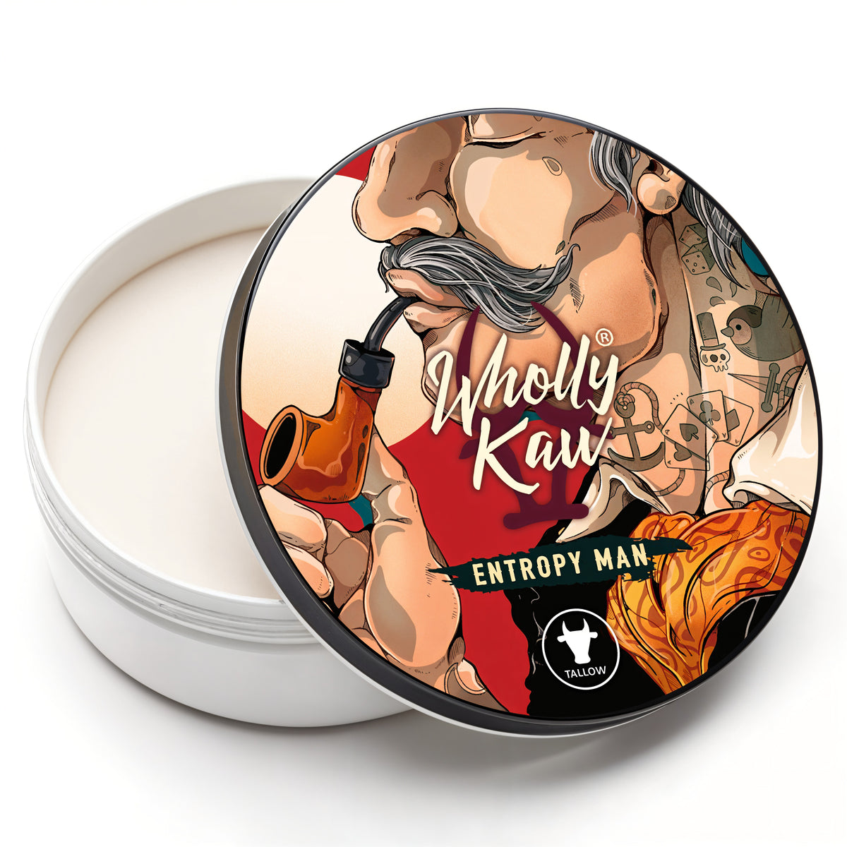 Entropy Man Shaving Soap, Tallow + Vegan