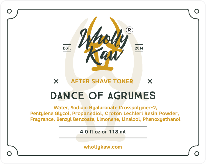 Dance of Agrumes After Shave Toner, Alcohol-Free