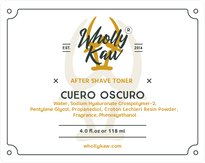 Cuero Oscuro After Shave Toner, Alcohol-Free