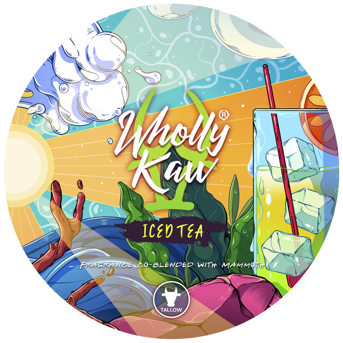 Iced Tea Shaving Soap, Tallow + Vegan