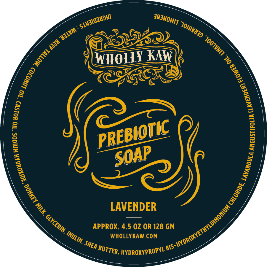 WhollyKaw lavender donkey milk and tallow soap