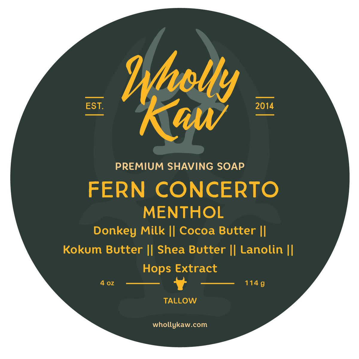 Fern Concerto Mentholated Shaving Soap